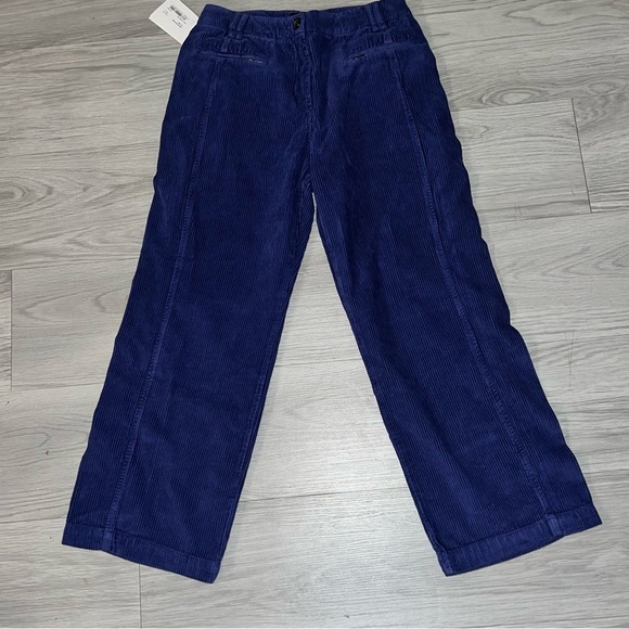 NWT Paul Smith Women's Wide-Leg Corduroy Trouser Cobalt Blue - Picture 4 of 9